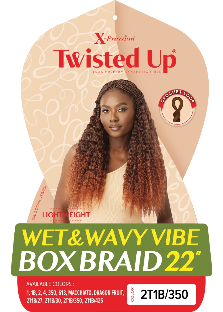 Outre X Pression Twisted Up Wet & Wavy Vibe Box Braid 22