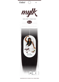 Thumbnail for Outre MYLK 100% Remi Human Hair - Silky Straight 10