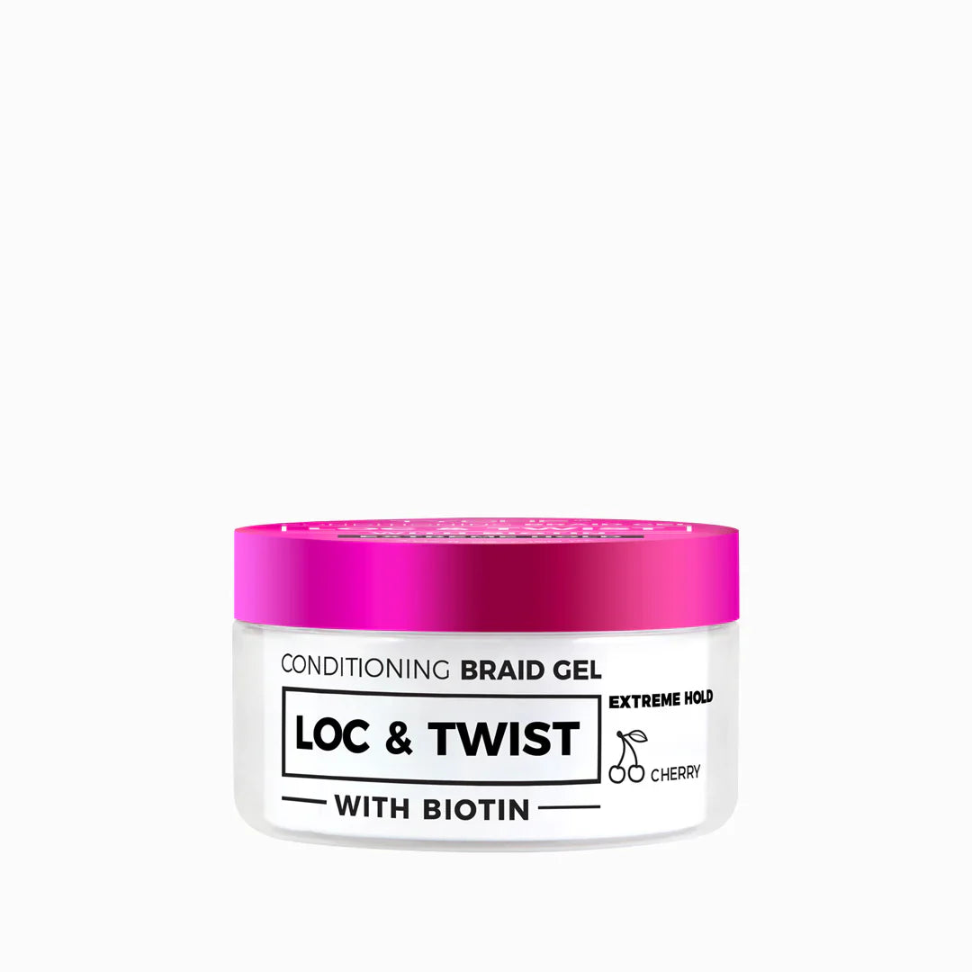 Loc & Twist Conditioning Braid Gel – Cherry (Extreme Hold) 5.07 Oz - Elevate Styles
