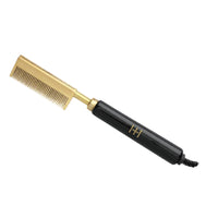 Thumbnail for Hot & Hotter Electrical Straightening Comb Medium Curved Teeth #5531 - Elevate Styles