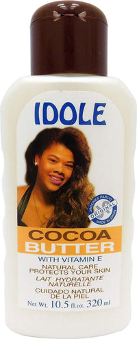 Thumbnail for Idole Cocoa Butter Lotion with Vitamin E 10.5 fl oz – Natural Skin Protection & Hydration