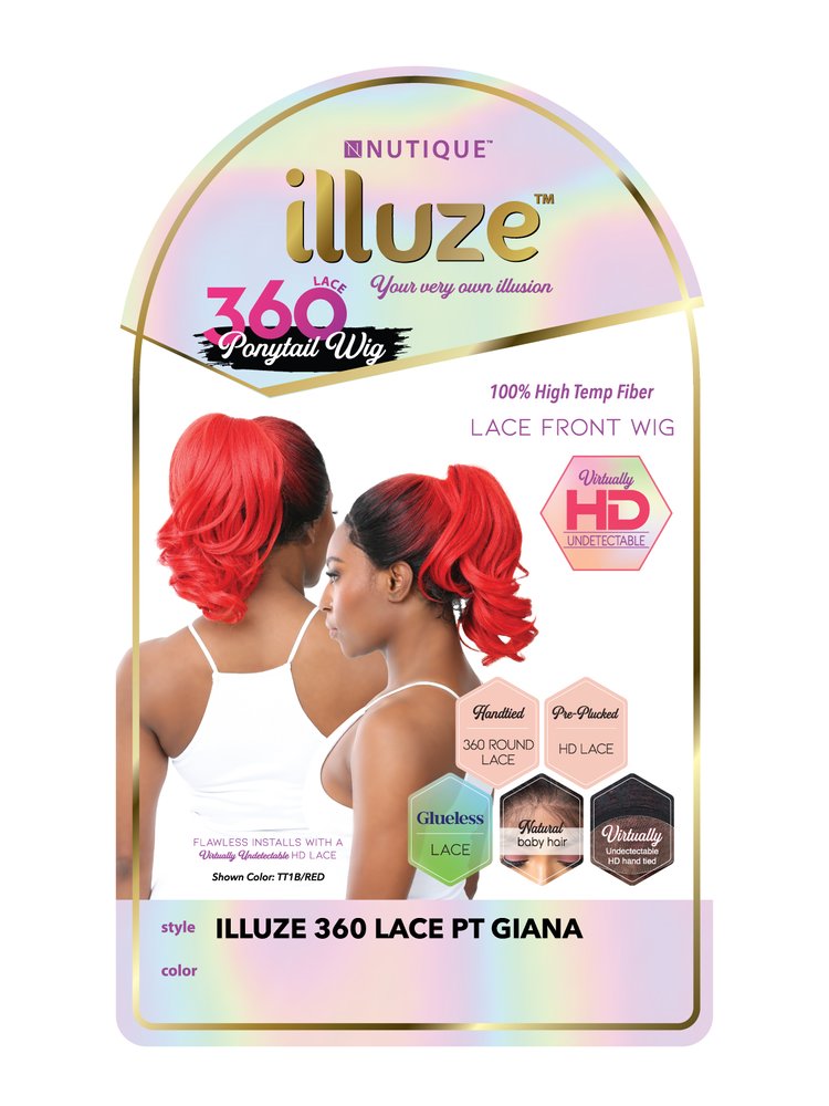 Illuze 360 Lace Front Wig Pony Tail Collection PT Giana - Elevate Styles