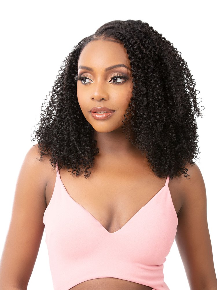 Illuze Human Hair Mix 7 Piece Clip In Coily 18" - Elevate Styles