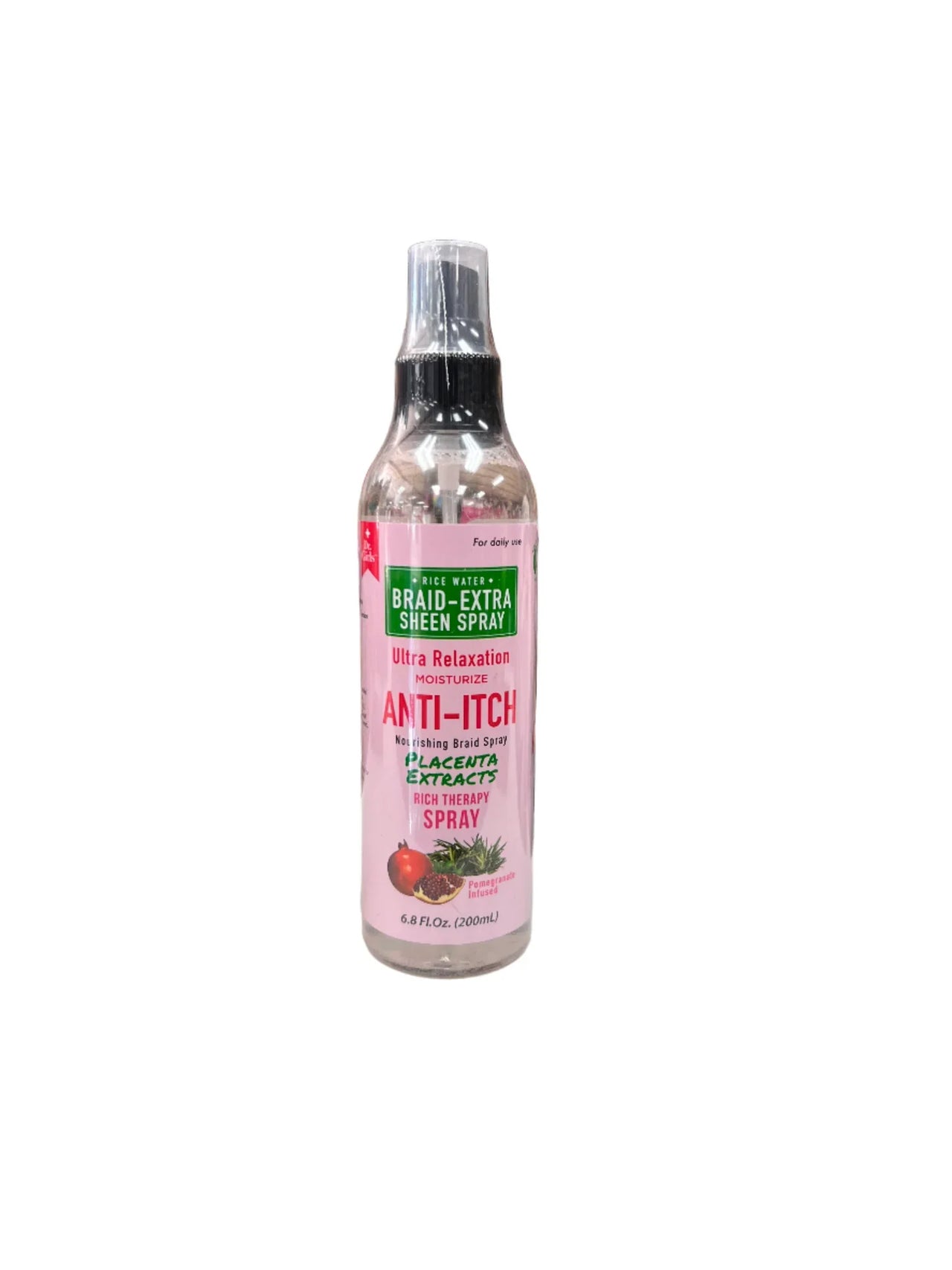 Dr. Girls Ultra Relaxation Braid Sheen Spray - 6.8oz / 200ml - Elevate Styles