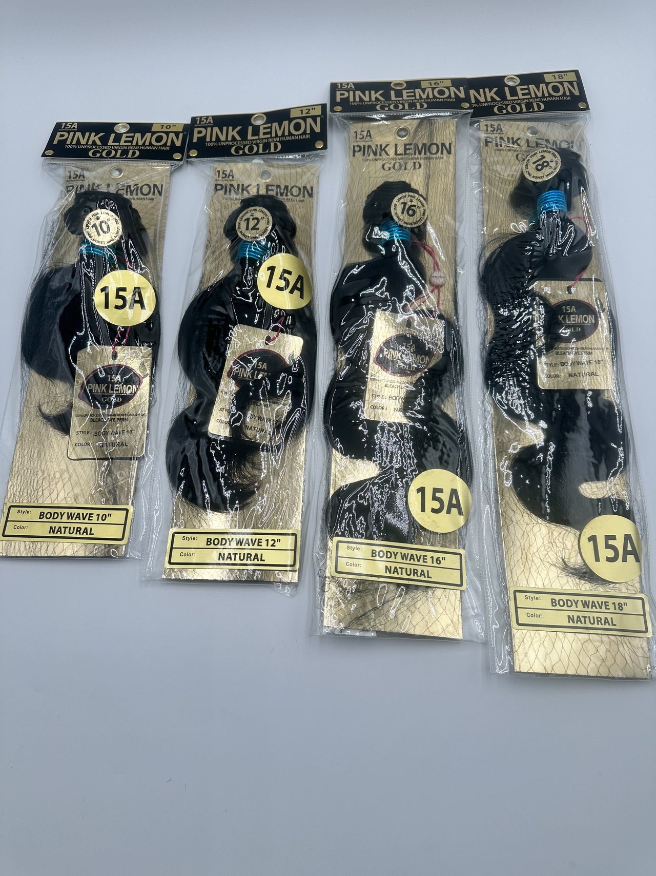 Pink Lemon Gold 15A Body Wave Human Hair Bundle – Natural