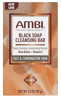 Thumbnail for Ambi Black Soap Cleansing Bar for Oily & Combination Skin – 3.5 oz - Elevate Styles