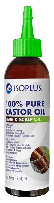 Thumbnail for Isoplus 100 Percent Pure Castor Oil Hair and Scalp Oil 4 oz - Elevate Styles