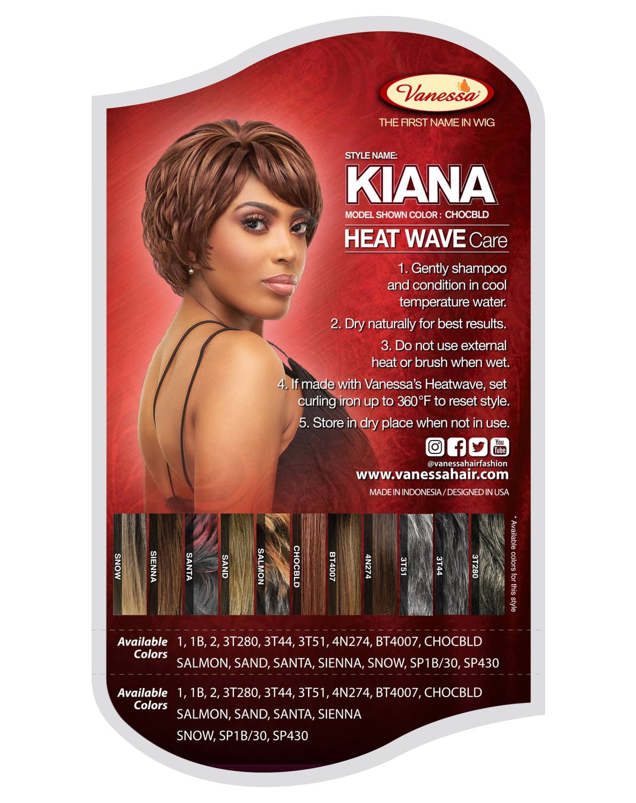 Vanessa Fashion Full Wig Kiana