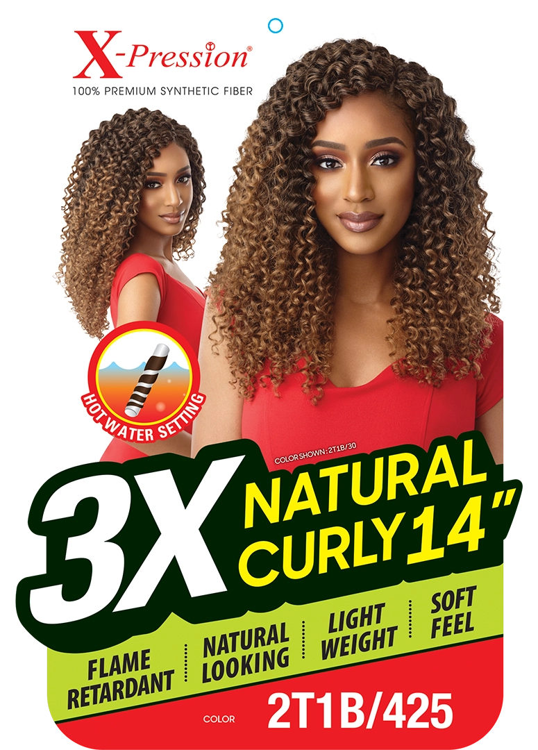 Outre X-Pression 3X Natural Curly 14" - Elevate Styles