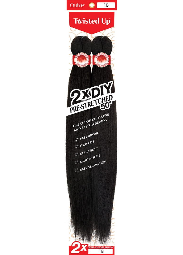 Outre X-Pression Twisted Up 2X DIY Pre-Stretched 50" - Elevate Styles