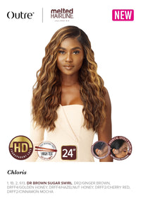 Thumbnail for Outre HD Melted Hairline Lace Front Wig Chloris 24