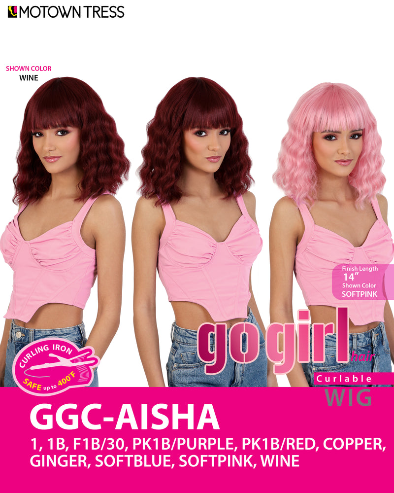 Motown Tress Go Girl Curlable Wig GGC Aisha - Elevate Styles