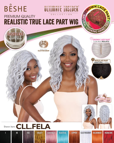 Beshe Ultimate Insider Collection True Crown Lace Part Wig  CLL.FELA - Elevate Styles