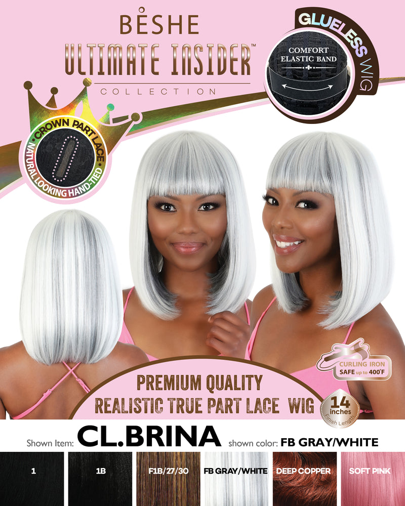Beshe Ultimate Insider Collection True Crown Lace Part Wig  CL.BRINA - Elevate Styles