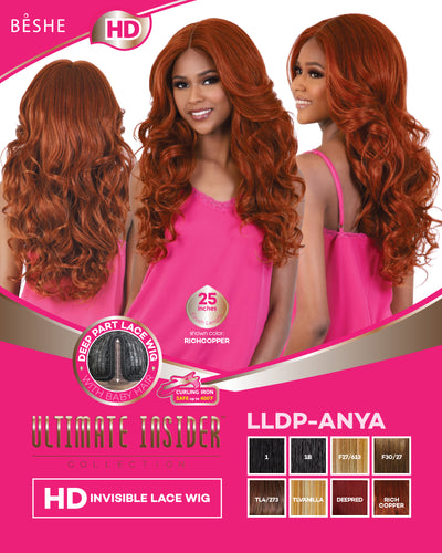 Beshe HD Ultimate Insider Collection Deep Part Lace Wig  LLDP Anya - Elevate Styles

