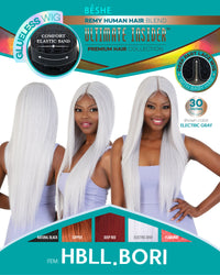 Thumbnail for Beshe Remy Human Hair Blend Glueless Deep Part Lace Front Wig HBLL.BORI - Elevate Styles