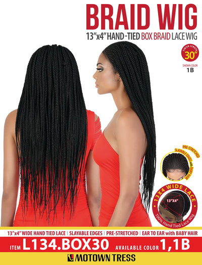 Motown Tress 13x4 Box Braid Lace Wig - L134.BOX30 - Elevate Styles
