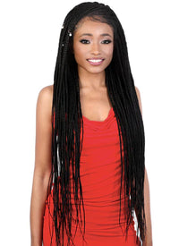 Thumbnail for Motown Tress 13x4 Lace Box Braid Wig L134.BOX38 Color 1B - Elevate Styles