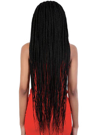 Thumbnail for Motown Tress 13x4 Lace Box Braid Wig L134.BOX38 Color 1B - Elevate Styles