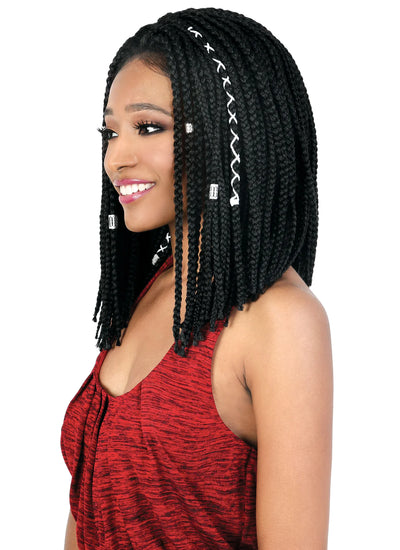 Motown Tress Slayable & Spinable Part Lace Wig - BOX BRAID  LDP.BOX14 - Elevate Styles
