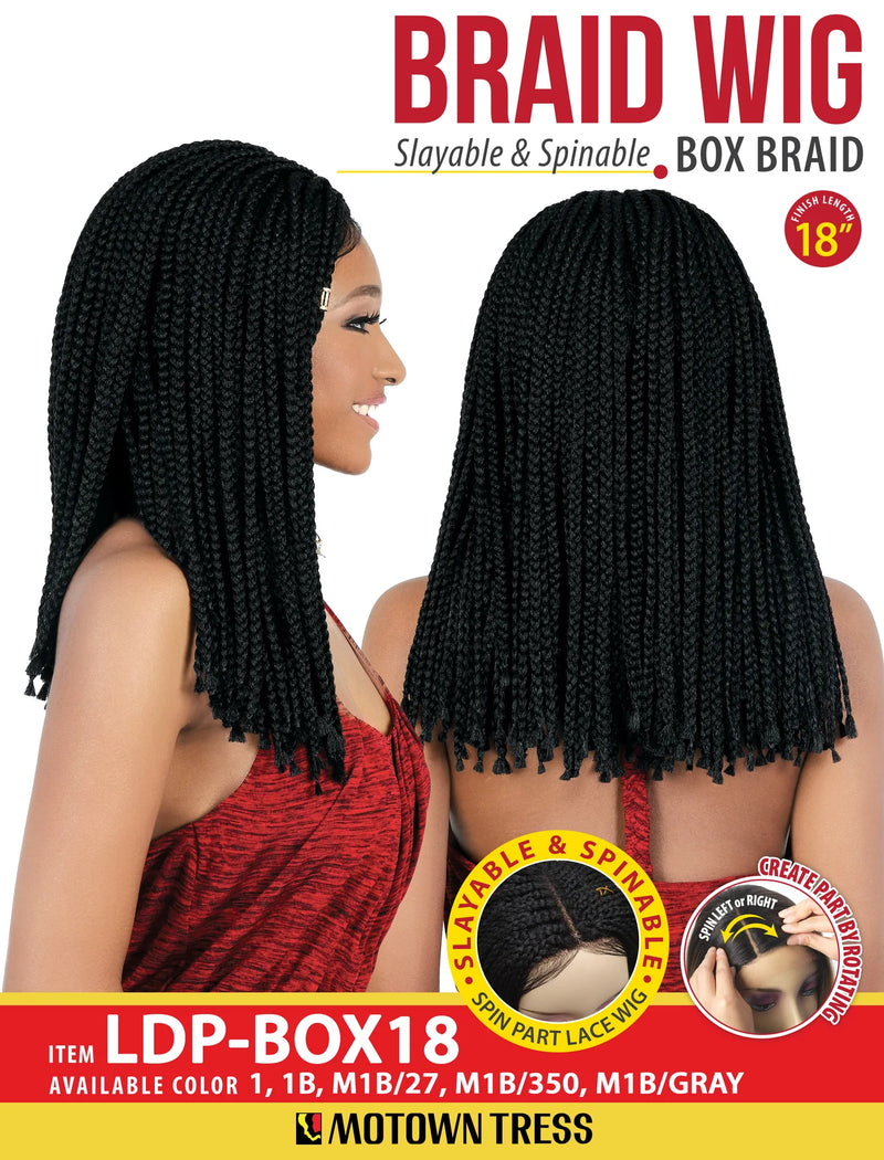 Motown Tress Slayable & Spinable Part Lace Wig - BOX BRAID  LDP.BOX18 - Elevate Styles