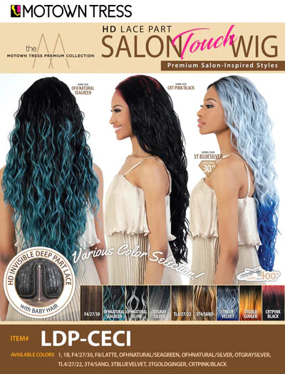 Motown Tress Salon Touch HD Lace Part Wig LDP-CECI - Elevate Styles