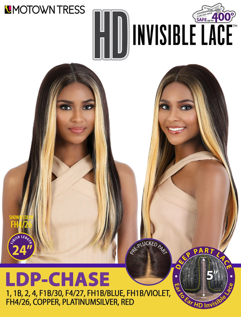 Motown Tress Synthetic HD Deep Part Lace Wig - LDP-CHASE - Elevate Styles
