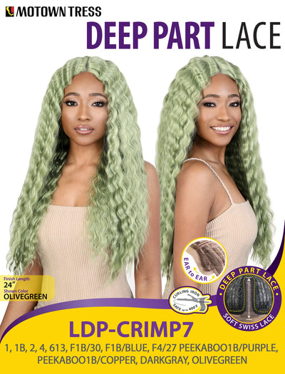 Motown Tress Swiss Lace Front Wig - LDP.CRIMP7 - Elevate Styles
