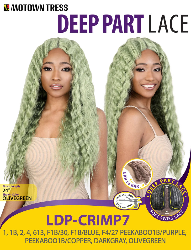 Motown Tress Swiss Lace Front Wig - LDP.CRIMP7 - Elevate Styles