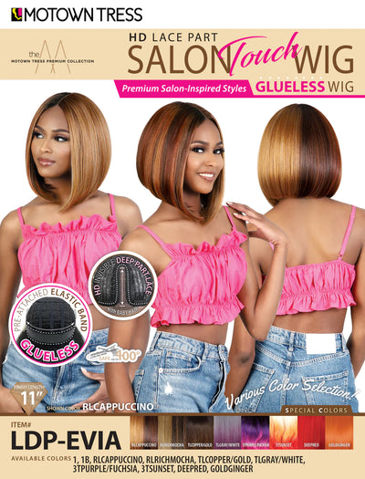 Motown Tress HD Lace Extra Deep Part Salon Touch Wig LDP Evia - Elevate Styles
