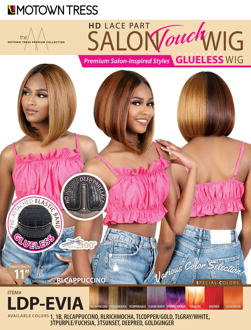 Motown Tress HD Lace Extra Deep Part Salon Touch Wig LDP Evia - Elevate Styles