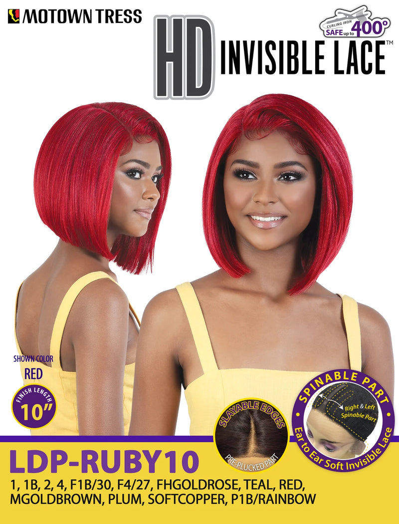 Motown Tress Synthetic HD Slay Lace Deep Part Wig - LDP.RUBY10 - Elevate Styles