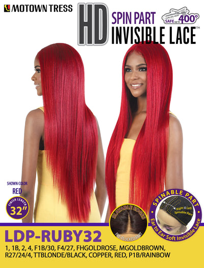 Motown Tress Synthetic HD Invisible Lace Wig - LDP.RUBY32 - Elevate Styles
