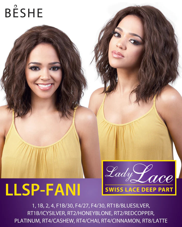 Beshe Lady Lace Swiss Lace Deep Part Wig LLSP-FANI