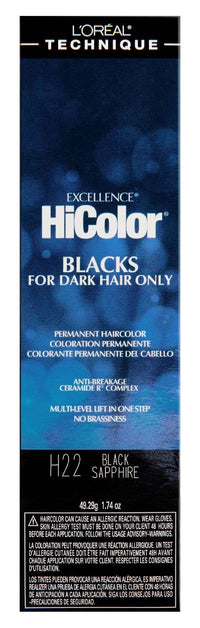 Thumbnail for L’Oreal HiColor Excellence H22 Black Sapphire – 1.74 oz - Elevate Styles
