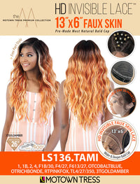 Thumbnail for Motown Tress 13X6 Faux Skin HD Lace Front Wig LS136.TAMI - Elevate Styles