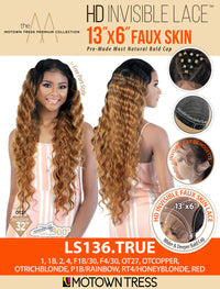 Thumbnail for Motown Tress HD Invisible Lace 13X6 Faux Skin HD Lace Front Wig LS136.TRUE - Elevate Styles