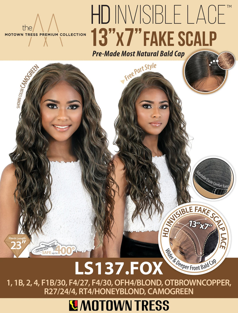 Motown Tress Premium 13x7 HD Invisible Lace Wig -  LS137.FOX - Elevate Styles