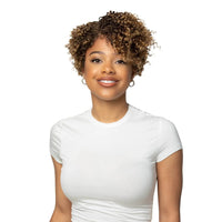 Thumbnail for Urban Beauty Queen B Natural Lace Front Deep Part Short Curly Wig LW361 Tanisha
