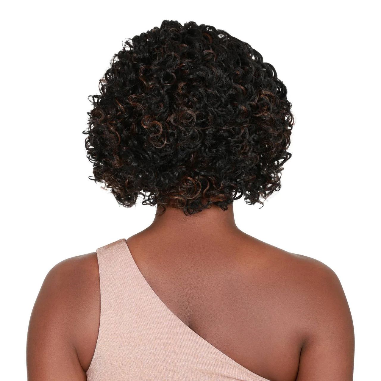 Urban Beauty Queen B Natural Lace Front Deep Part Short Curly Wig LW387 Tobi
