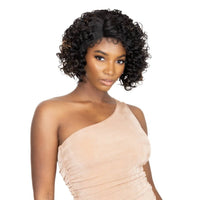 Thumbnail for Urban Beauty Queen B Natural Lace Front Deep Part Short Curly Wig LW387 Tobi
