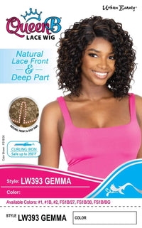 Thumbnail for Urban Beauty Queen B Lace Front Wig Natural Deep Part LW393 Gemma