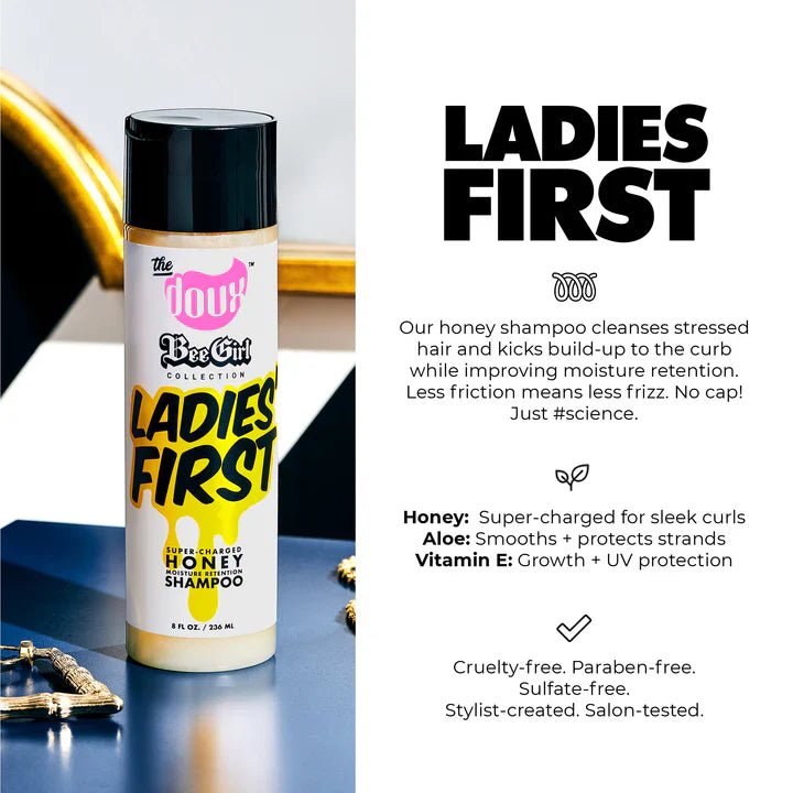 The Doux Bee Girl Collection Ladies' First Super-Charged Honey Moisture Retention Shampoo 8 Fl. Oz. (236 mL)