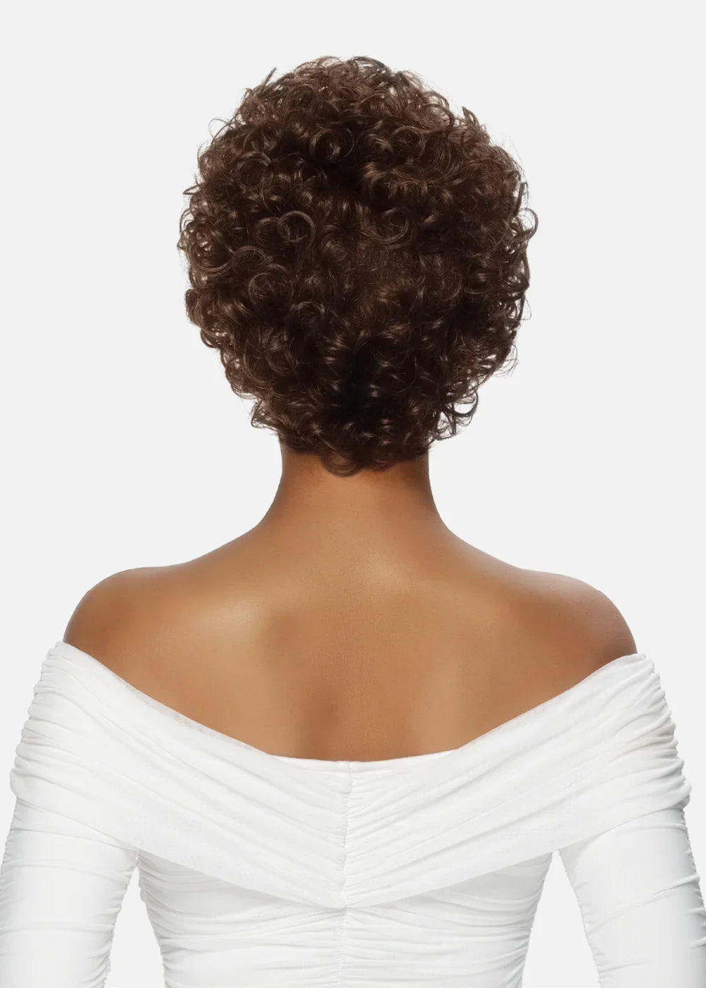 Vivica A. Fox Mabel Bixie Cut Synthetic Full Wig_Caramel