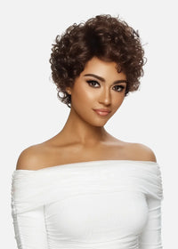 Thumbnail for Vivica A. Fox Mabel Bixie Cut Synthetic Full Wig_Caramel