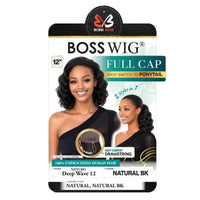 Thumbnail for Bobbi Boss 100% Unprocessed Human Hair Full Cap Drawstring Wig – Deep Wave 12
