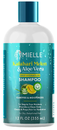 Thumbnail for Mielle Kalahari Melon Aloe Vera Deep Hydration Shampoo Moisturizing Cleanse 12oz - Elevate Styles