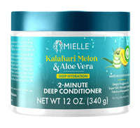 Thumbnail for Mielle Kalahari Melon Aloe Vera 2 Minute Deep Conditioner Hydration Treatment 12oz - Elevate Styles