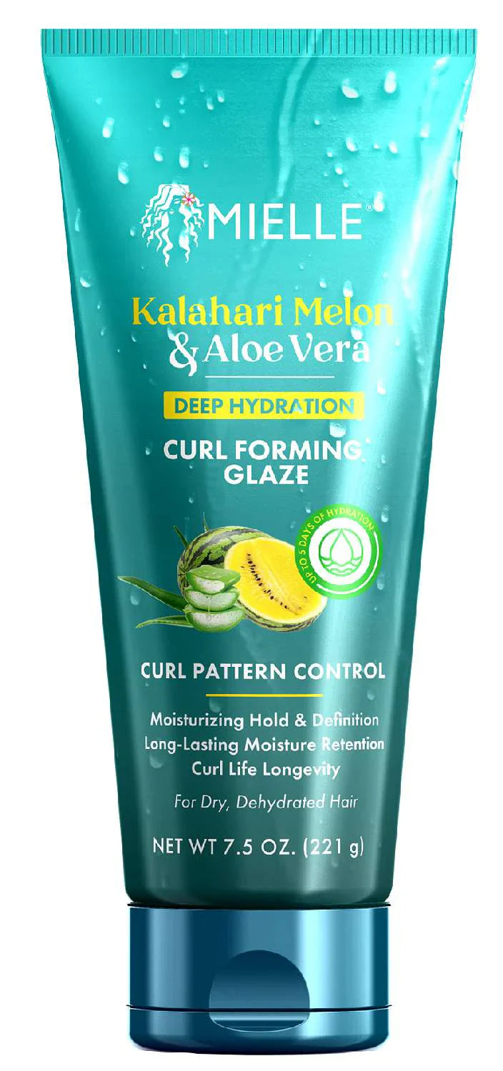 Mielle Kalahari Melon Aloe Vera Curl Forming Glaze Deep Hydration 7.5oz - Elevate Styles