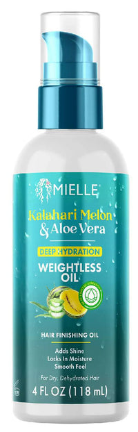 Thumbnail for Mielle Kalahari Melon and Aloe Vera Weightless Oil Hair Finishing Oil 4 oz - Elevate Styles